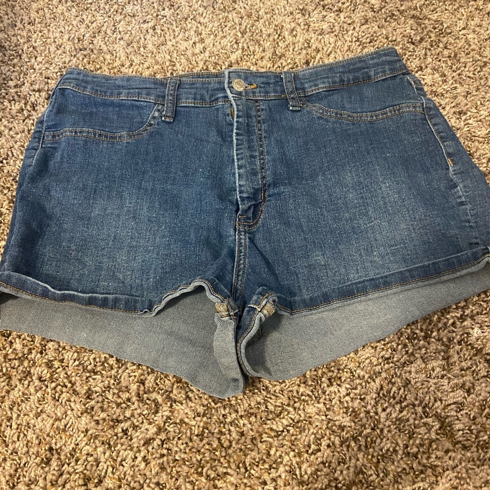 Denim shorts